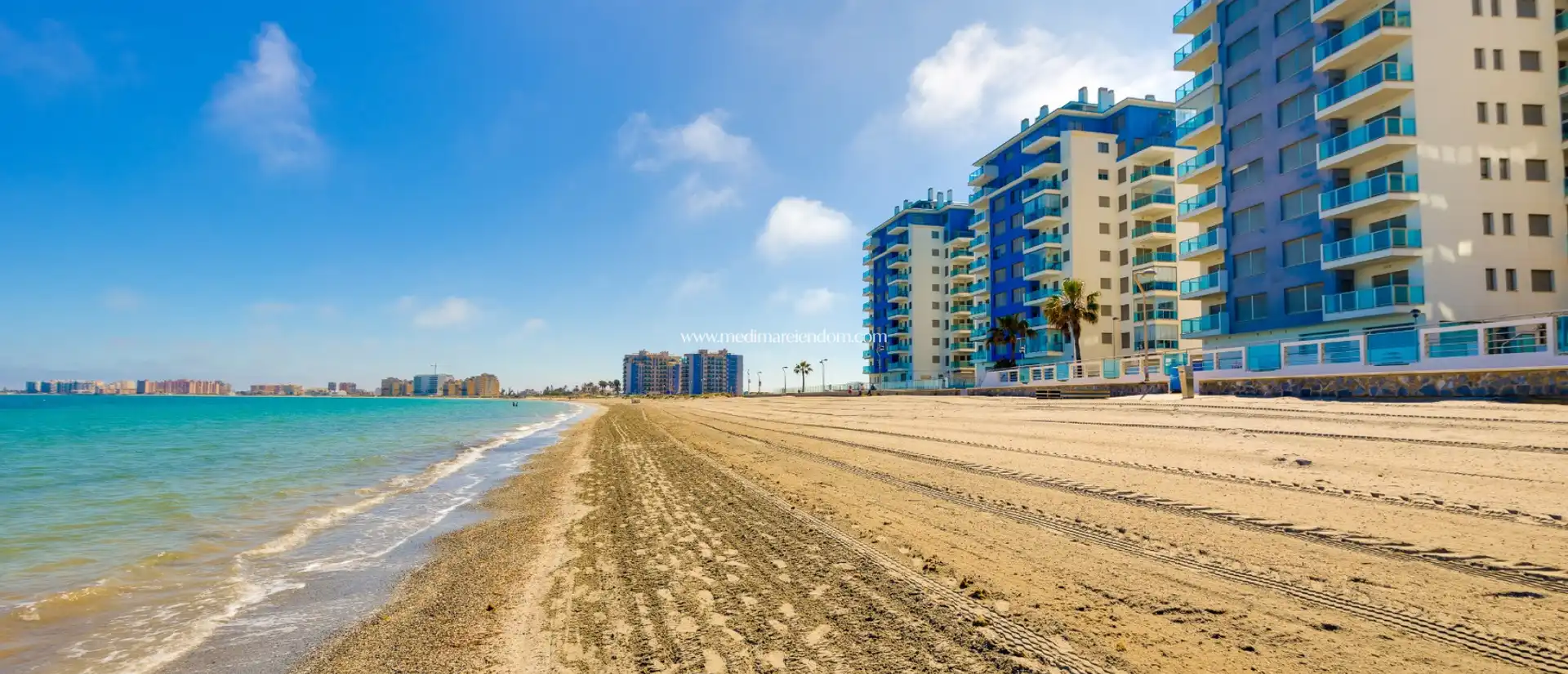 Exterior view of Duplexes for sale in La Manga del Mar Menor  with Air Conditioner, Heating and Private garden