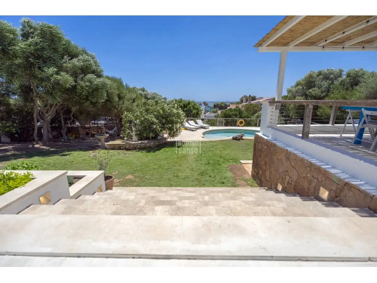 Jardín de Casa o chalet en venta en Sant Lluís con Jardín privado, Terraza y Piscina