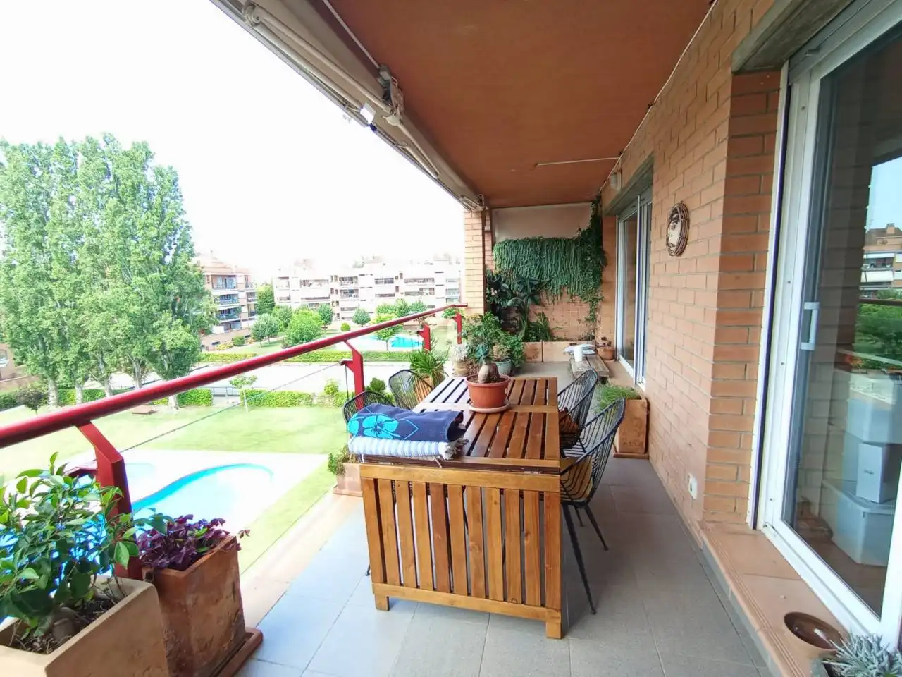 Terrasse von Wohnung zur Miete in Sant Cugat del Vallès mit Klimaanlage, Heizung und Parkett