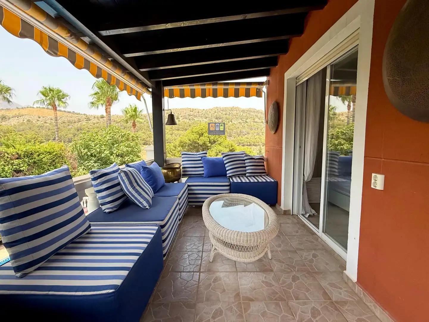 Terrassa de Casa o xalet en venda en La Nucia amb Aire condicionat, Calefacció i Jardí privat