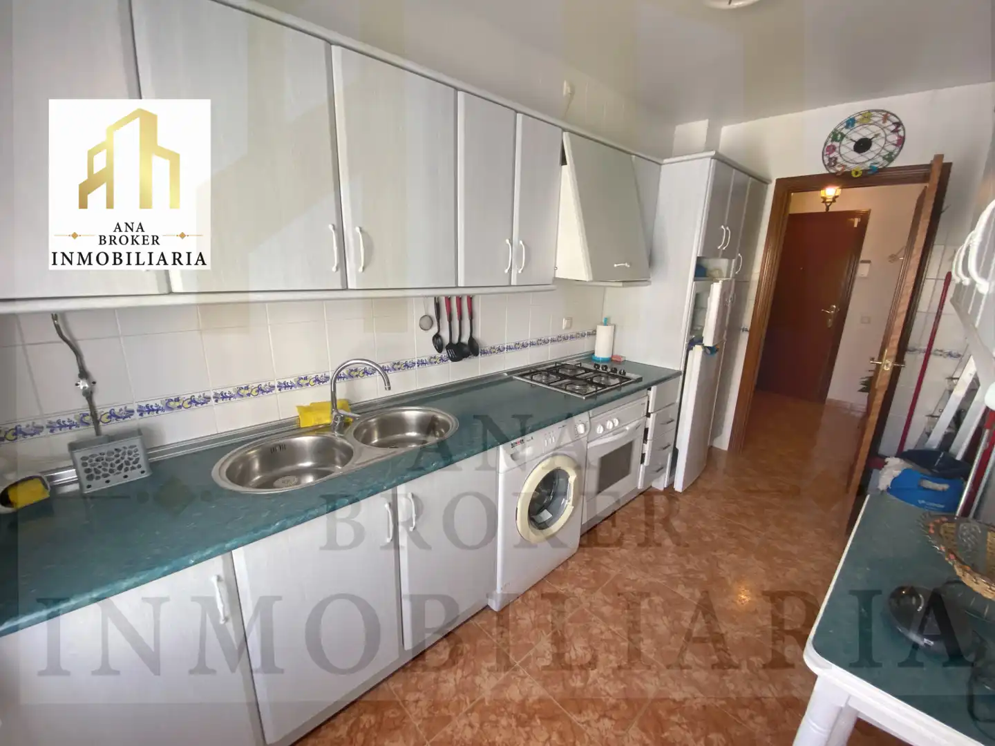 Küche von Wohnung zur Miete in Ronda mit Möbliert, Ofen und Waschmaschine