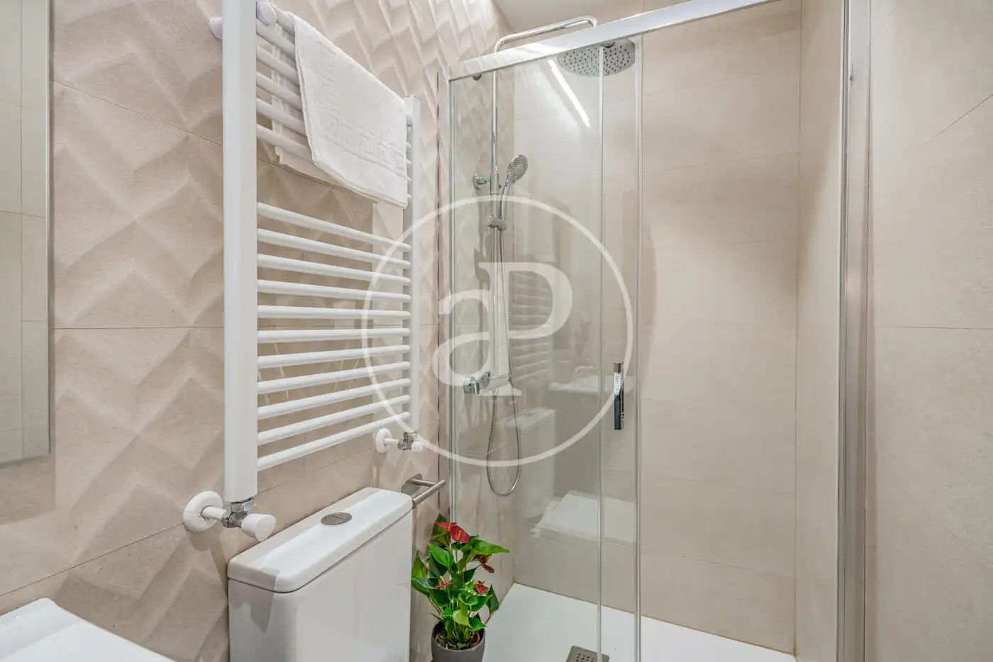 Bathroom of Flat for sale in Madrid  with Air Conditioner, Heating and Furnished