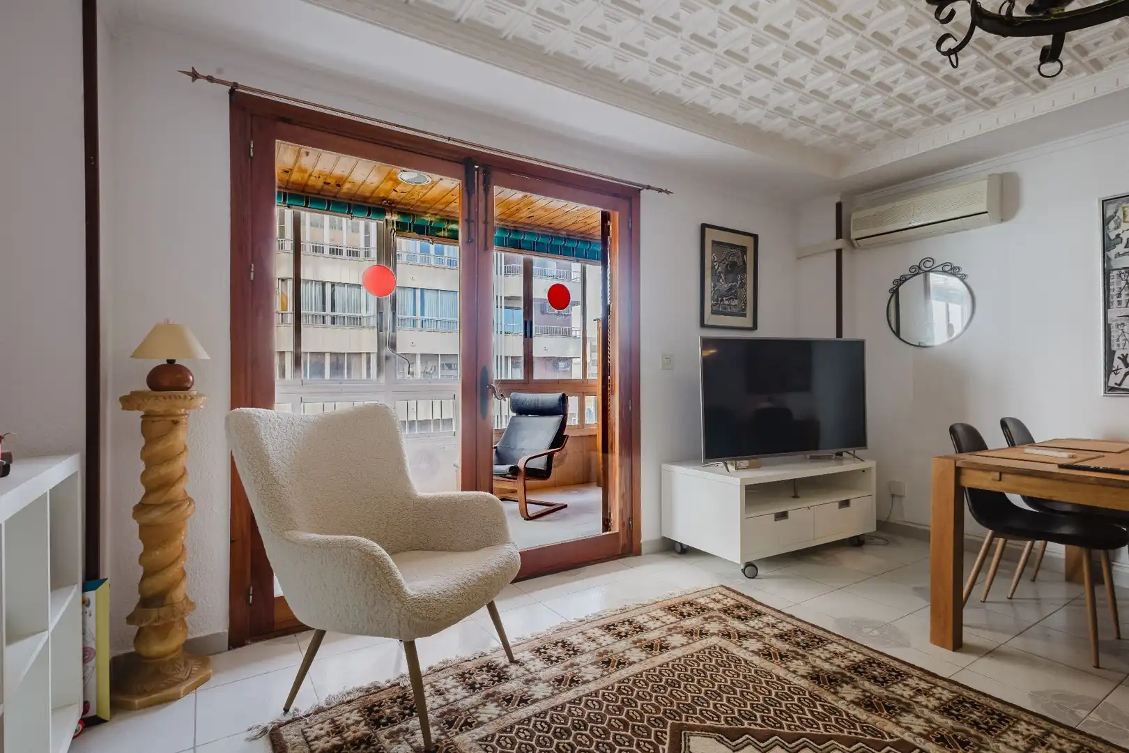 Sala de estar de Apartamento en venta en Torrevieja con Aire acondicionado, Terraza y Piscina comunitaria