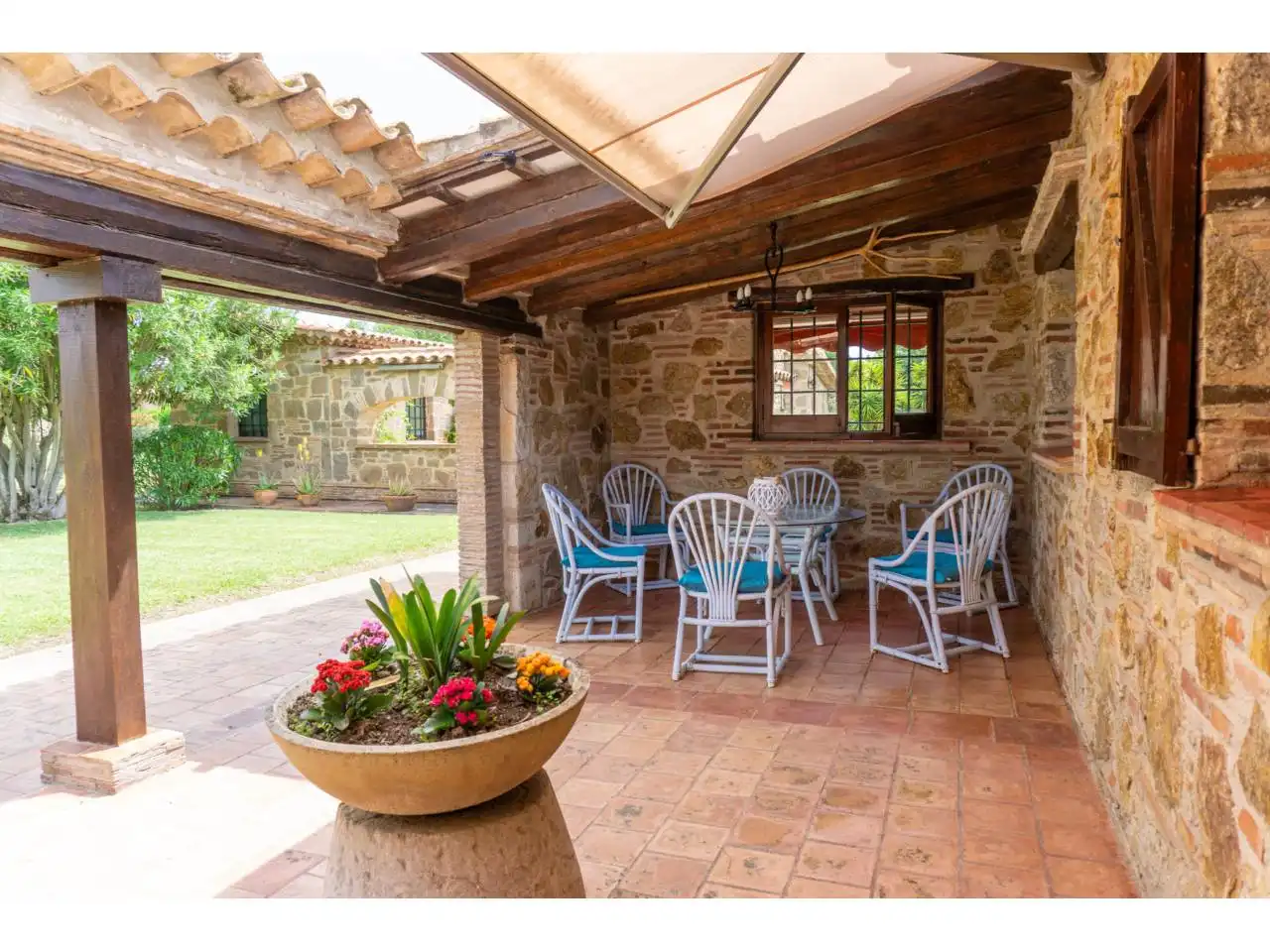 Terraza de Finca rústica en venta en Castell d'Aro, Platja d'Aro i s'Agaró con Calefacción, Jardín privado y Terraza