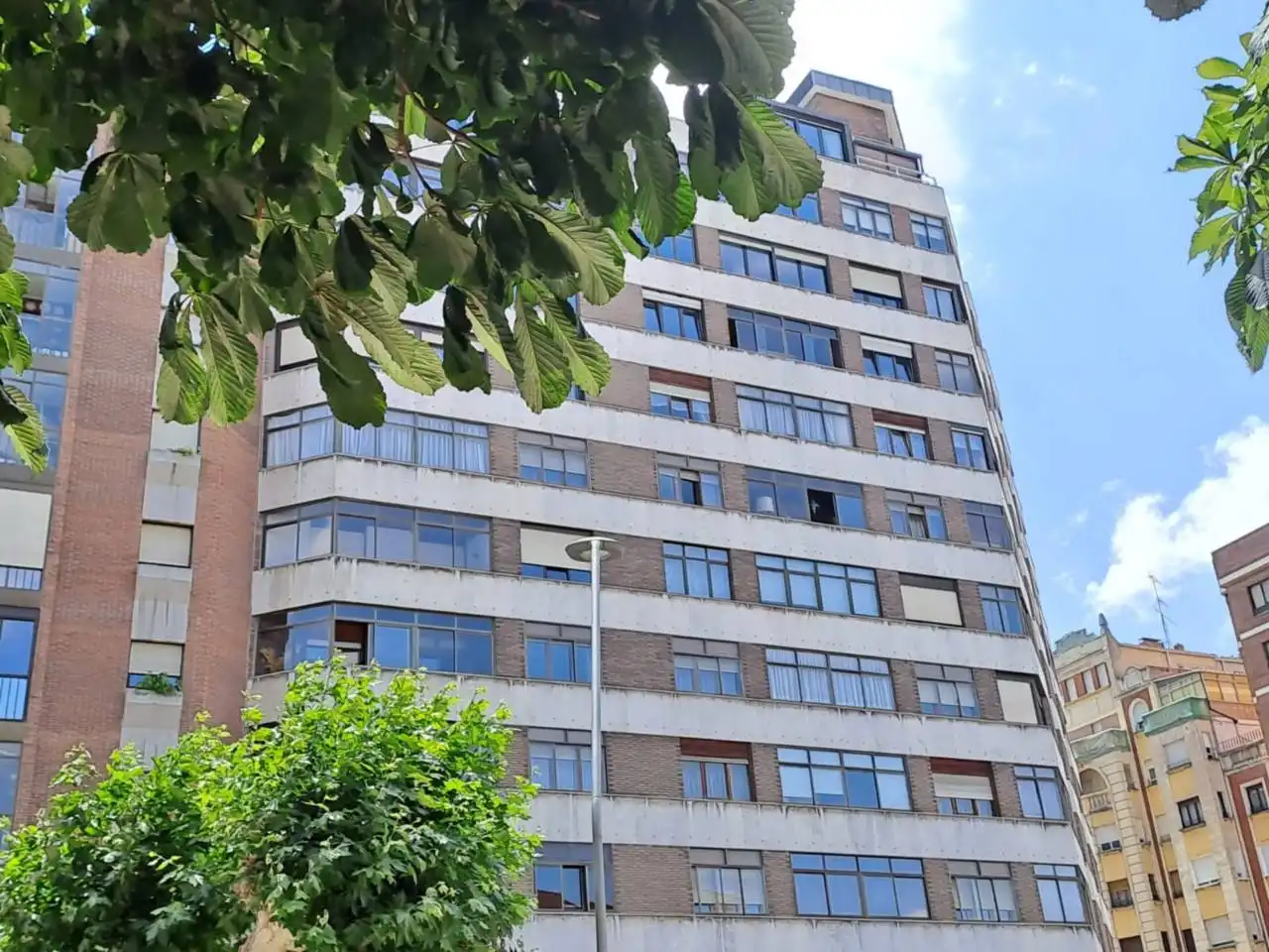 Exterior view of Flat for sale in Burgos  with Heating, Terrace and Alarm