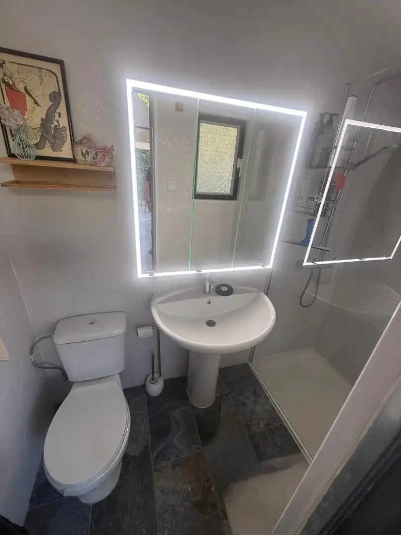 Baño de Casa o chalet en venta en Los Pozuelos de Calatrava   con Aire acondicionado, Calefacción y Jardín privado