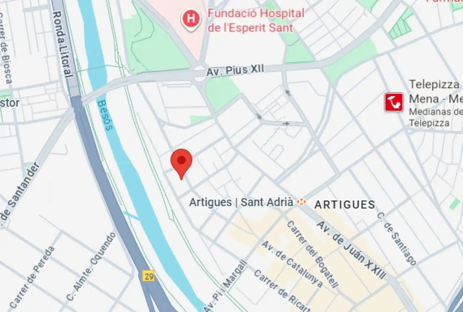 Außenansicht von Gebäude zum Verkauf in Sant Adrià de Besòs
