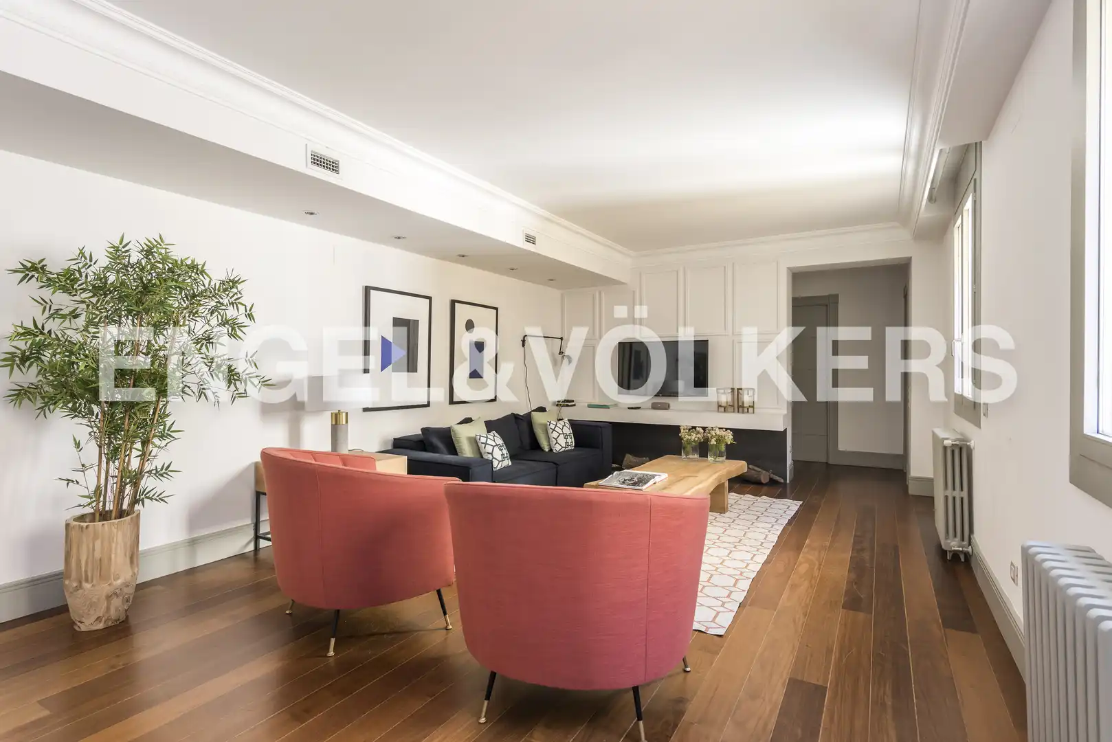 Sala d'estar de Pis de lloguer en Madrid amb Aire condicionat, Calefacció i Parquet