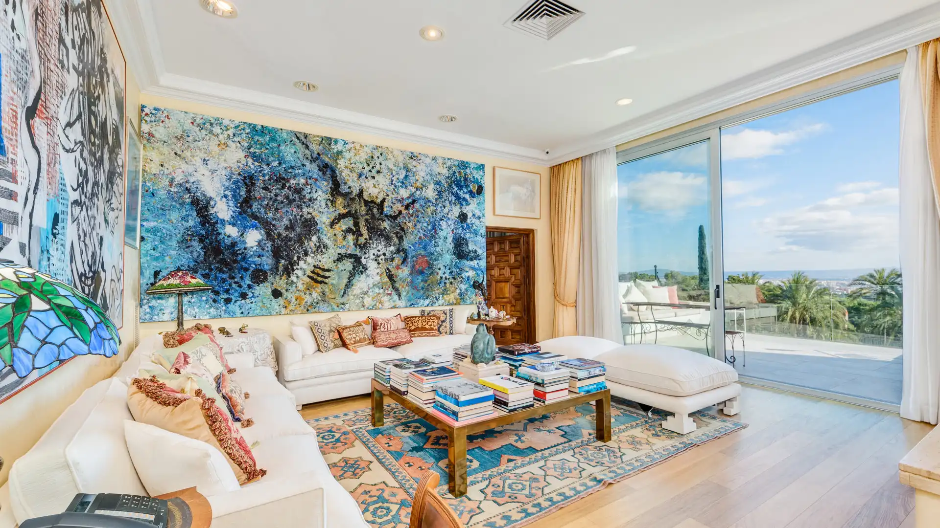 Sala de estar de Casa o chalet en venta en  Palma de Mallorca con Aire acondicionado, Calefacción y Parquet