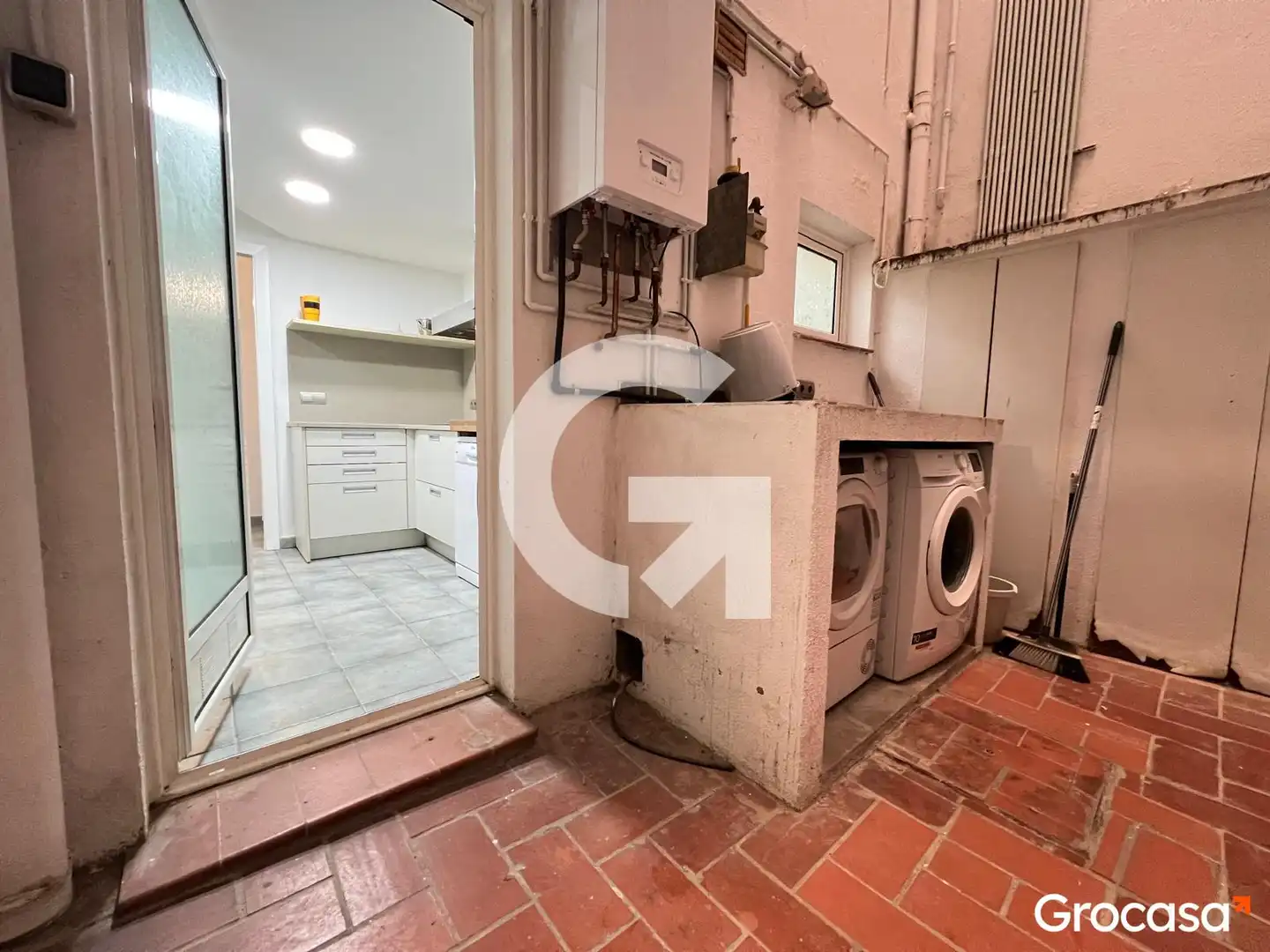 Cocina de Planta baja en venta en Rubí con Calefacción, Terraza y Amueblado