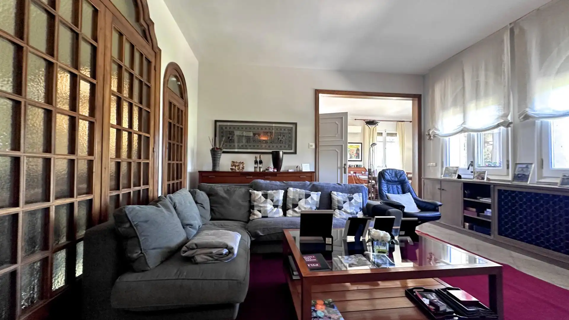 Sala de estar de Casa o chalet en venta en Terrassa con Aire acondicionado, Calefacción y Jardín privado