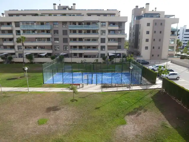 Swimming pool of Flat for rent in Torremolinos  with Air Conditioner, Parquet flooring and Terrace