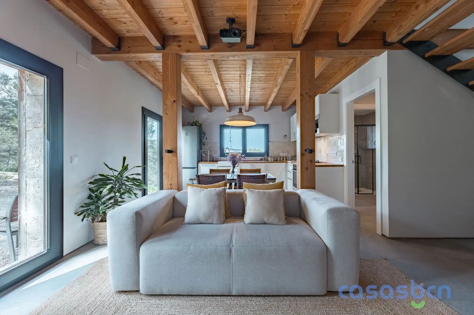Sala de estar de Casa o chalet en venta en Begues con Jardín privado