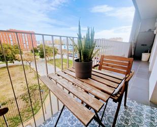 Balcony of Flat for sale in  Sevilla Capital  with Air Conditioner, Heating and Terrace