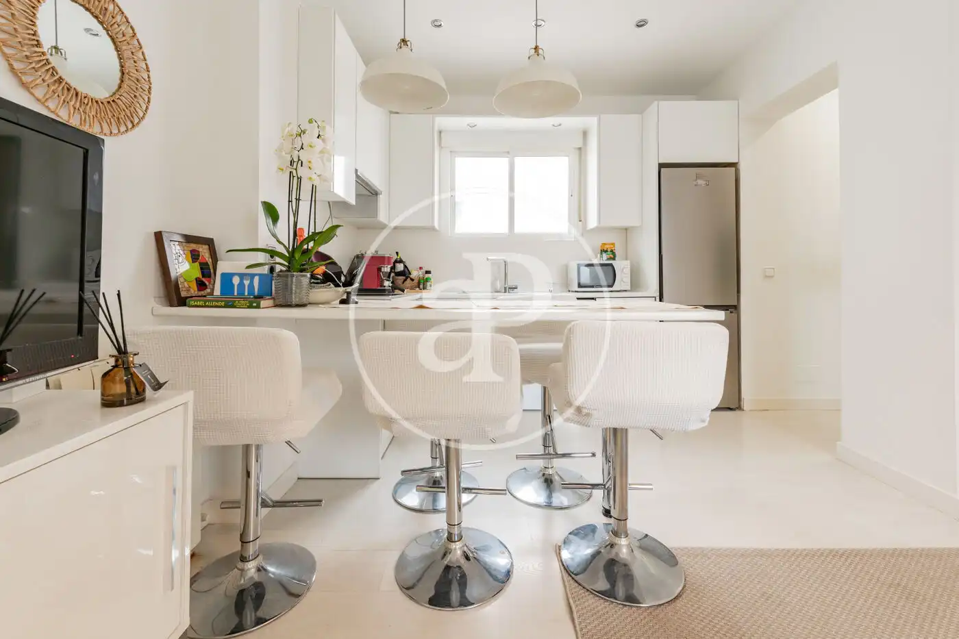 Cocina de Piso de alquiler en Madrid con Aire acondicionado, Calefacción y Amueblado