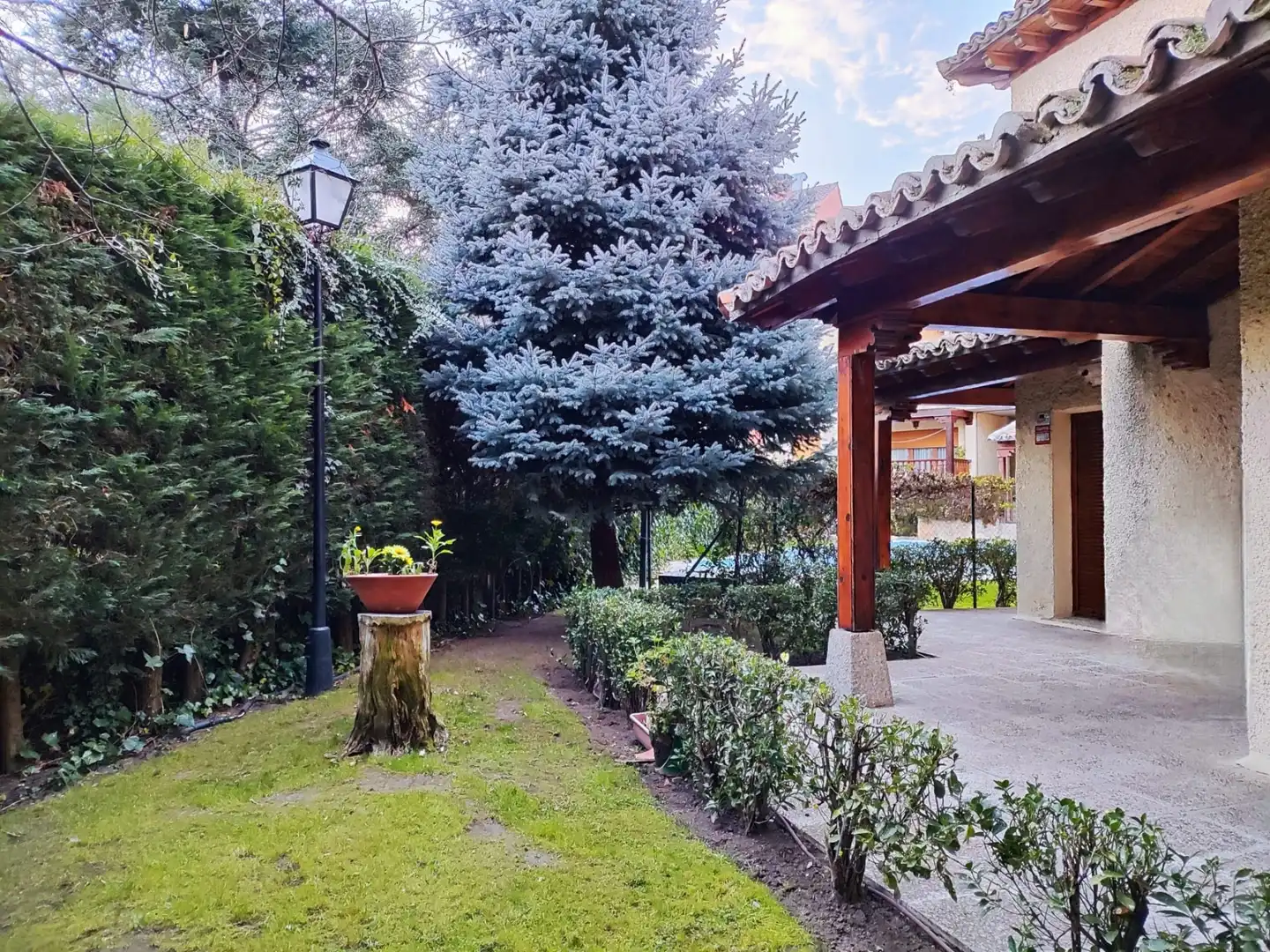 Garden of Detached homes for sale in Manzanares El Real  with Heating, Private garden and Terrace