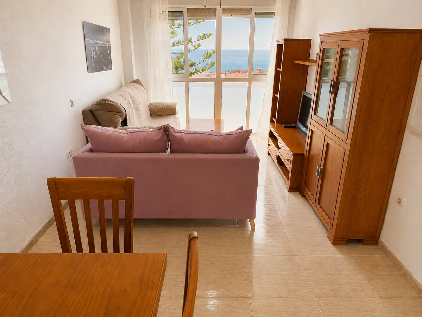 Sala de estar de Apartamento en venta en Roquetas de Mar