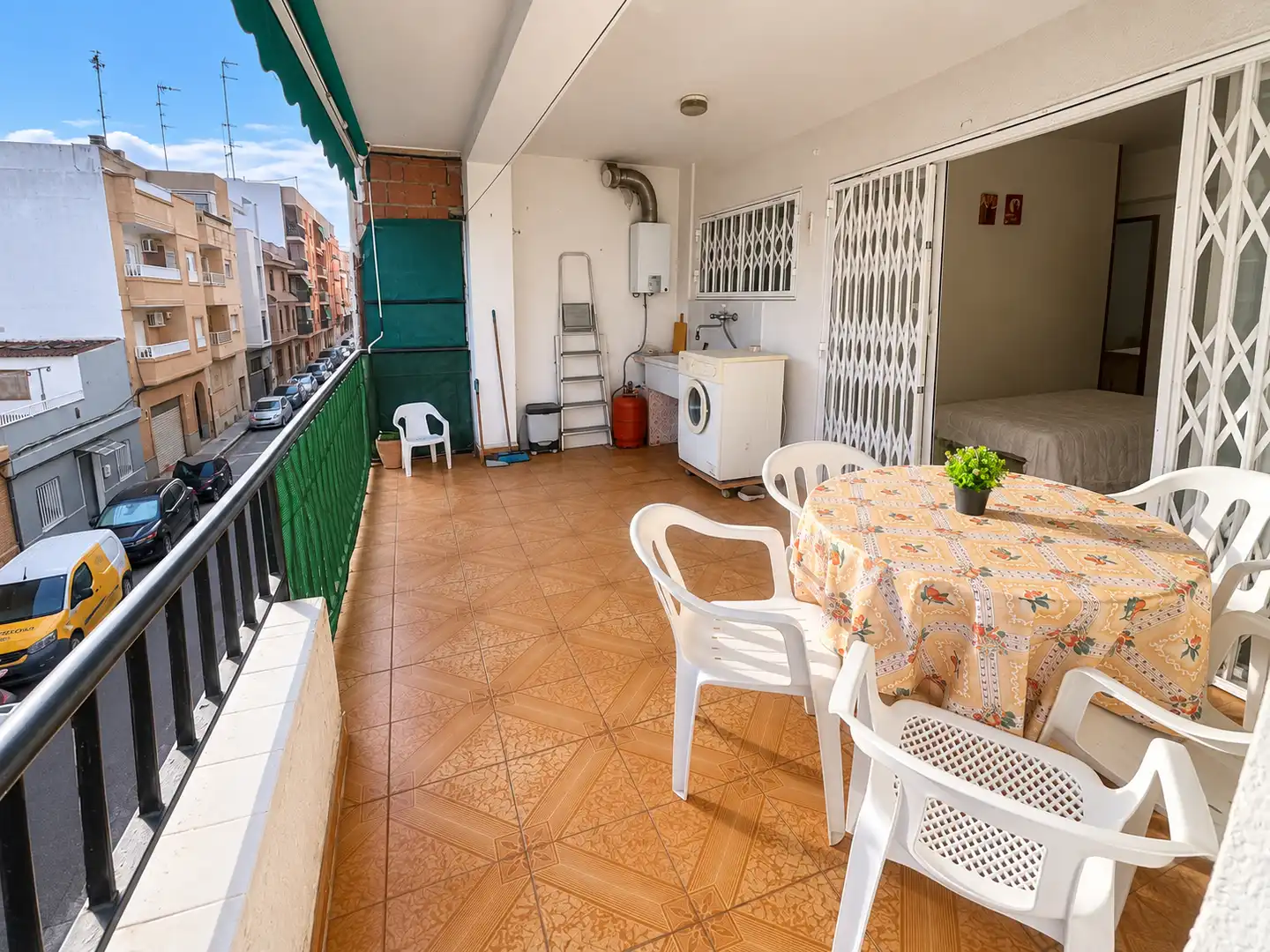 Terrace of Flat for sale in Sagunto / Sagunt  with Terrace, Furnished and Oven