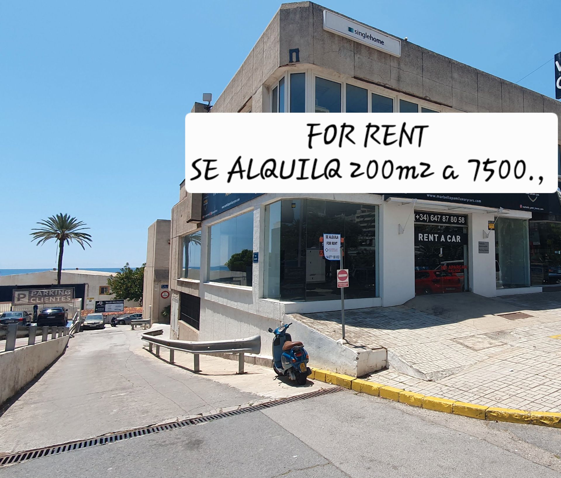 Exterior view of Premises to rent in Marbella  with Air Conditioner and Terrace