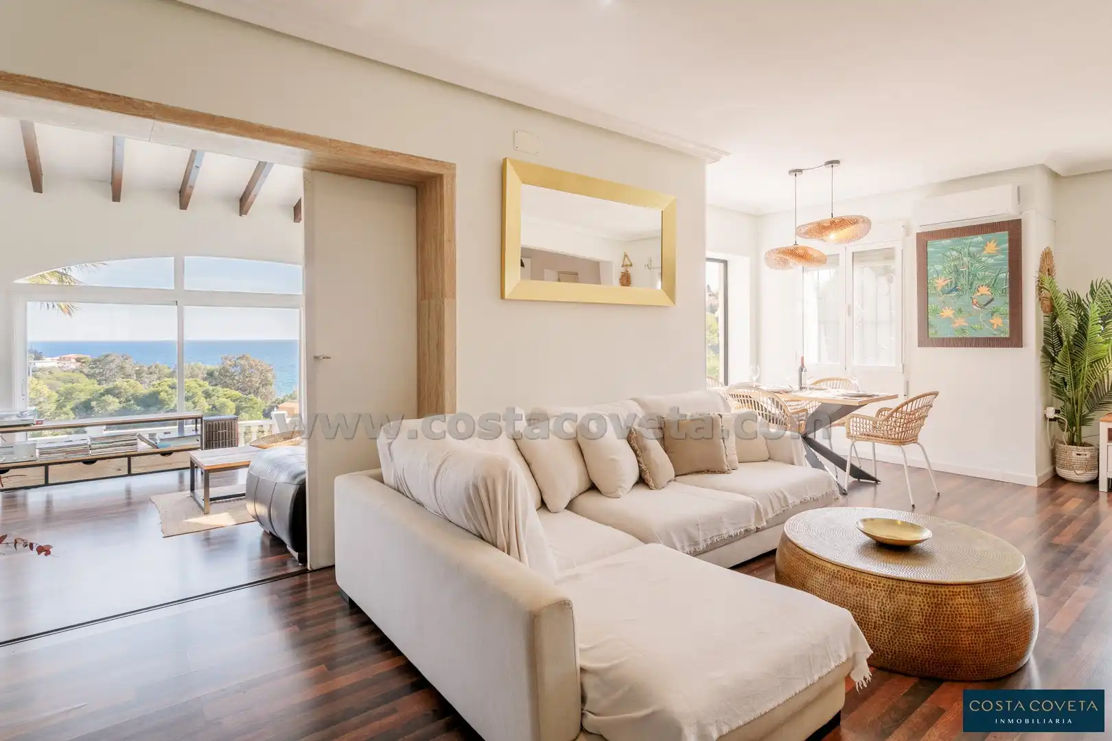 Living room of Houses for sale in El Campello  with Air Conditioner, Private garden and Terrace