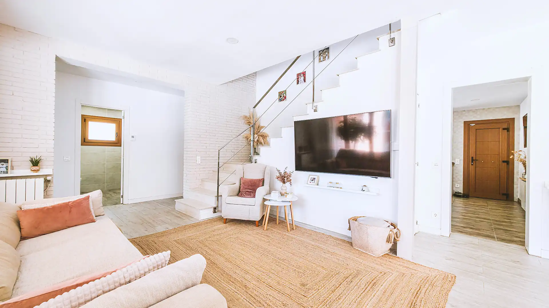 Sala de estar de Casa o chalet en venta en Sant Pol de Mar con Aire acondicionado, Calefacción y Jardín privado