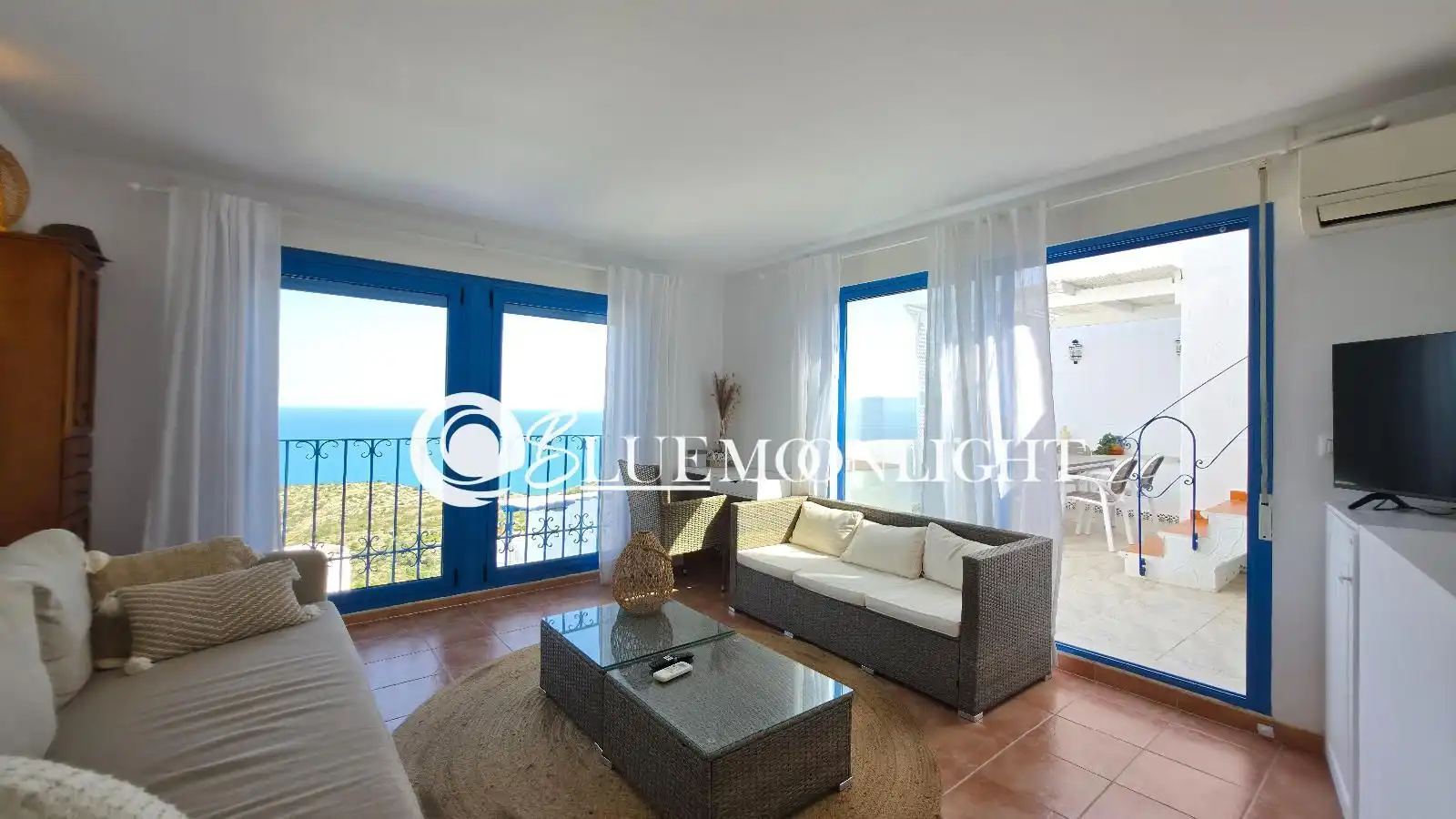 Sala de estar de Ático en venta en Peñíscola / Peníscola con Aire acondicionado, Calefacción y Terraza