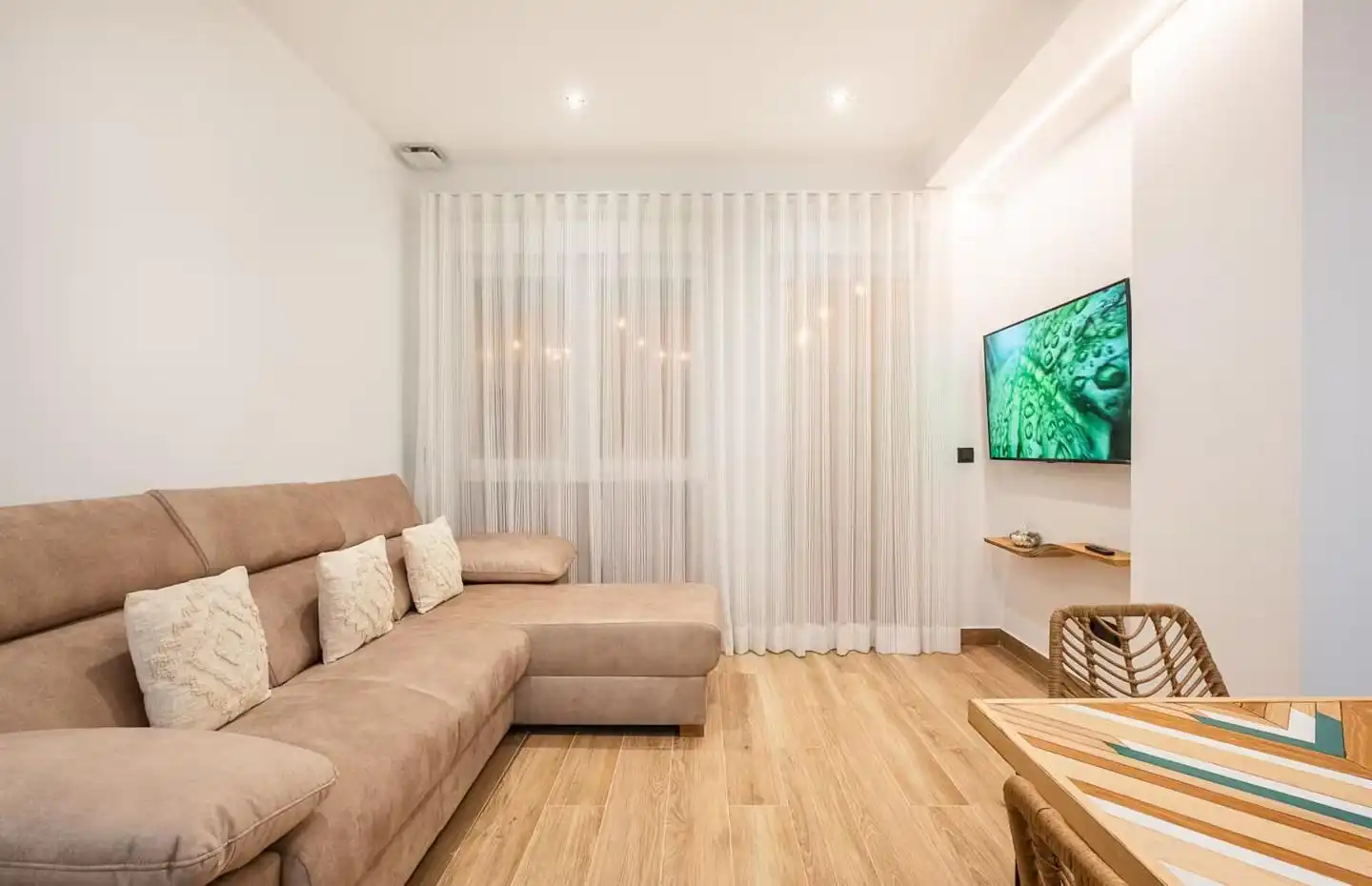 Living room of Flat for rent in Pla - Carolinas
