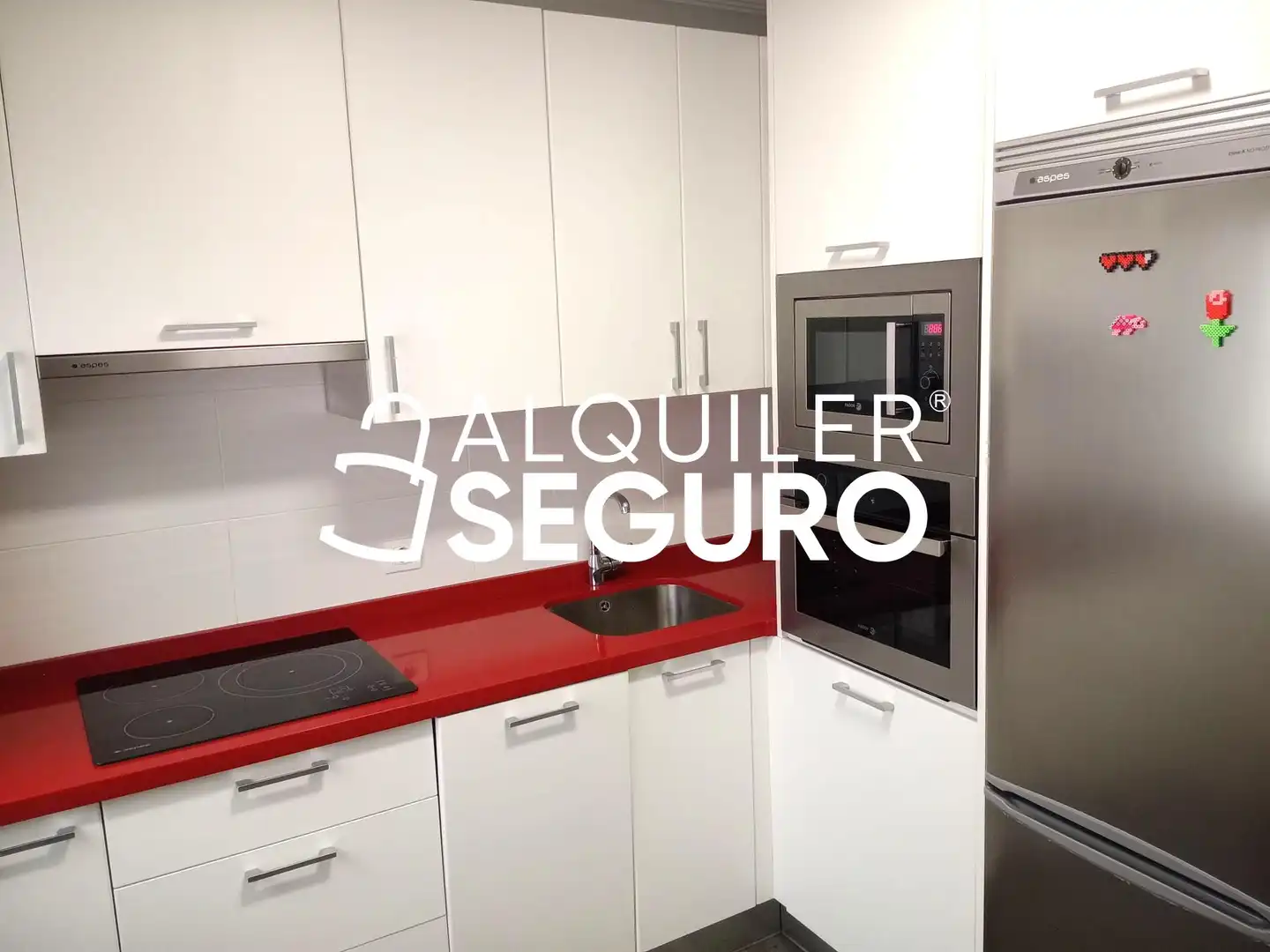 Cuina de Pis de lloguer en Valladolid amb Calefacció i Moblat