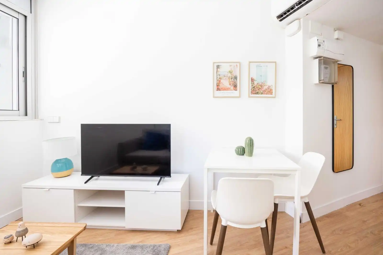 Sala d'estar de Pis de lloguer en Barcelona amb Aire condicionat, Calefacció i Parquet