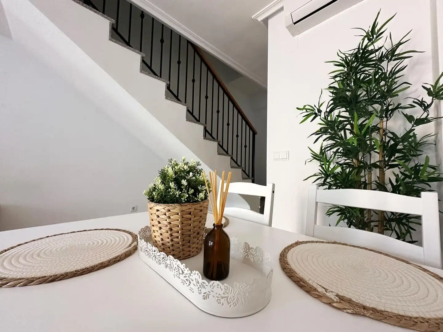 Esszimmer von Maisonette zur Miete in Pulpí mit Klimaanlage und Gemeinschaftspool