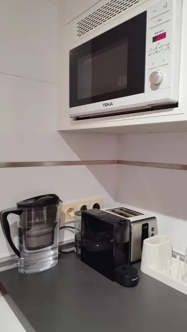 Kitchen of Flat for rent in Málaga  with Air Conditioner, Parquet flooring and Furnished