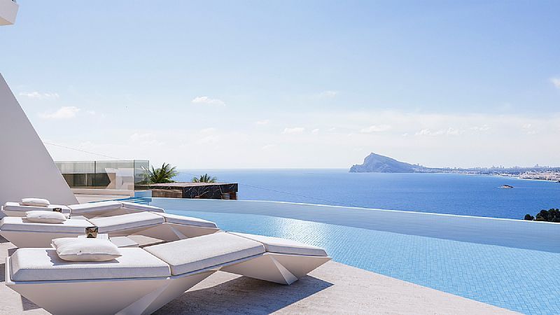 Terrace of Country house for sale in Altea  with Air Conditioner, Heating and Private garden