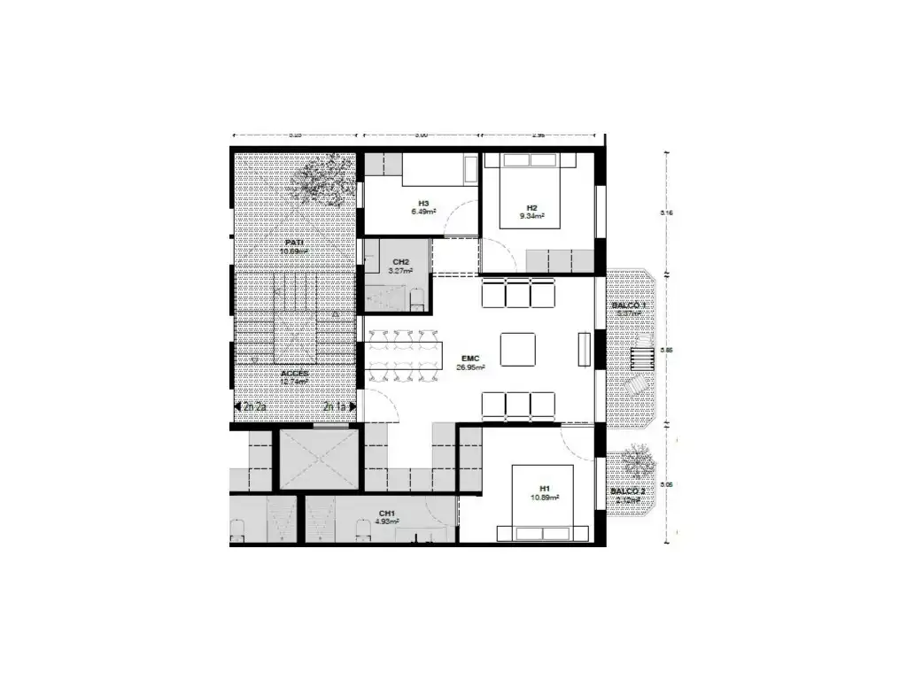 Piso en venta en Calle Ferran, Les Clotes