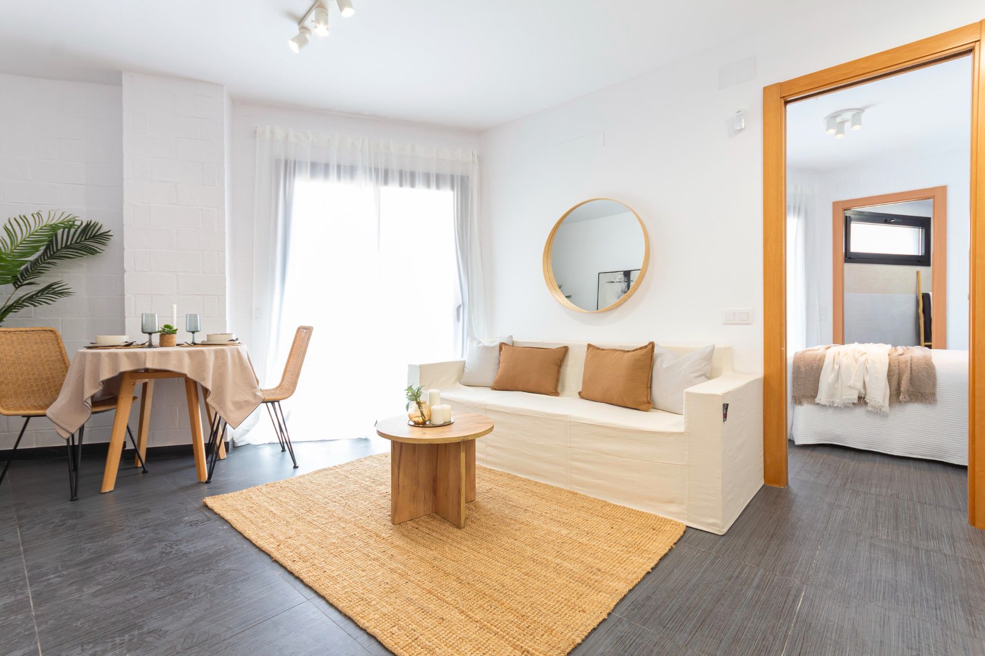 Wohnzimmer von Wohnung zum verkauf in Navarcles mit Ofen