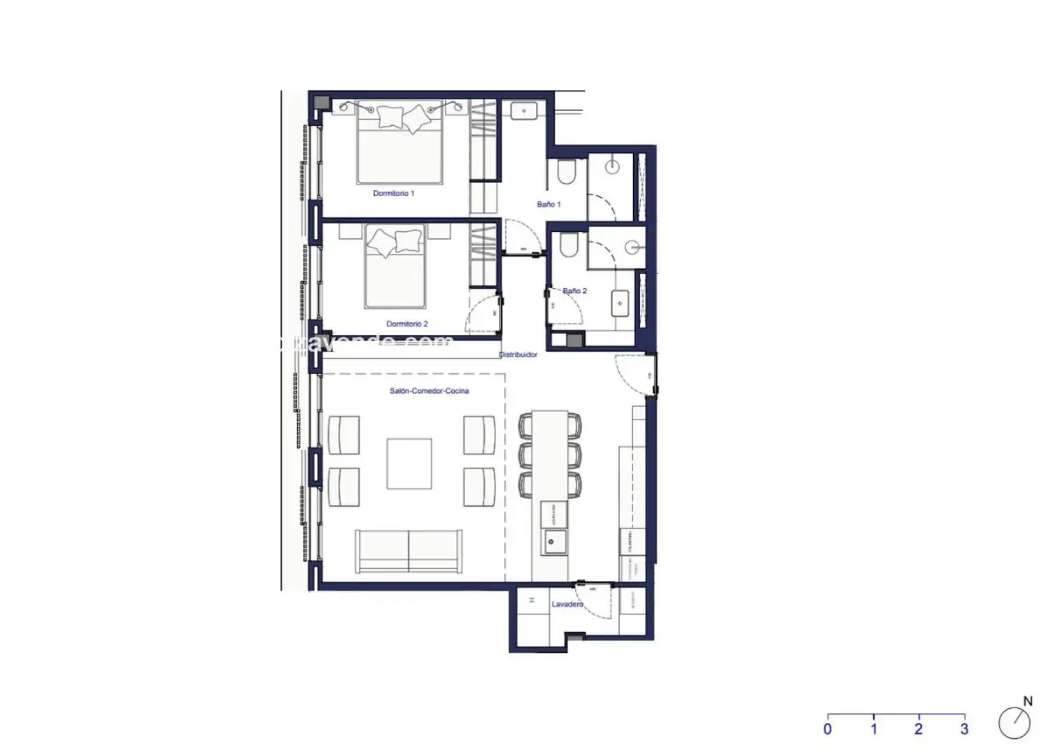 Wohnung mit Pool zum Verkauf in Joaquin Gadea, imagen 28