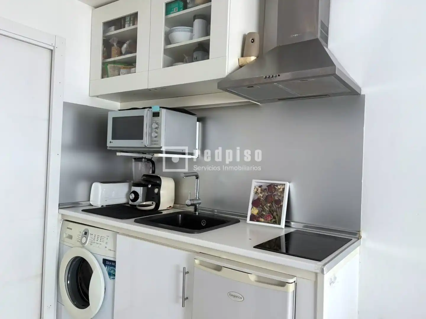 Kitchen of Study for rent in Madrid  with Air Conditioner, Heating and Terrace