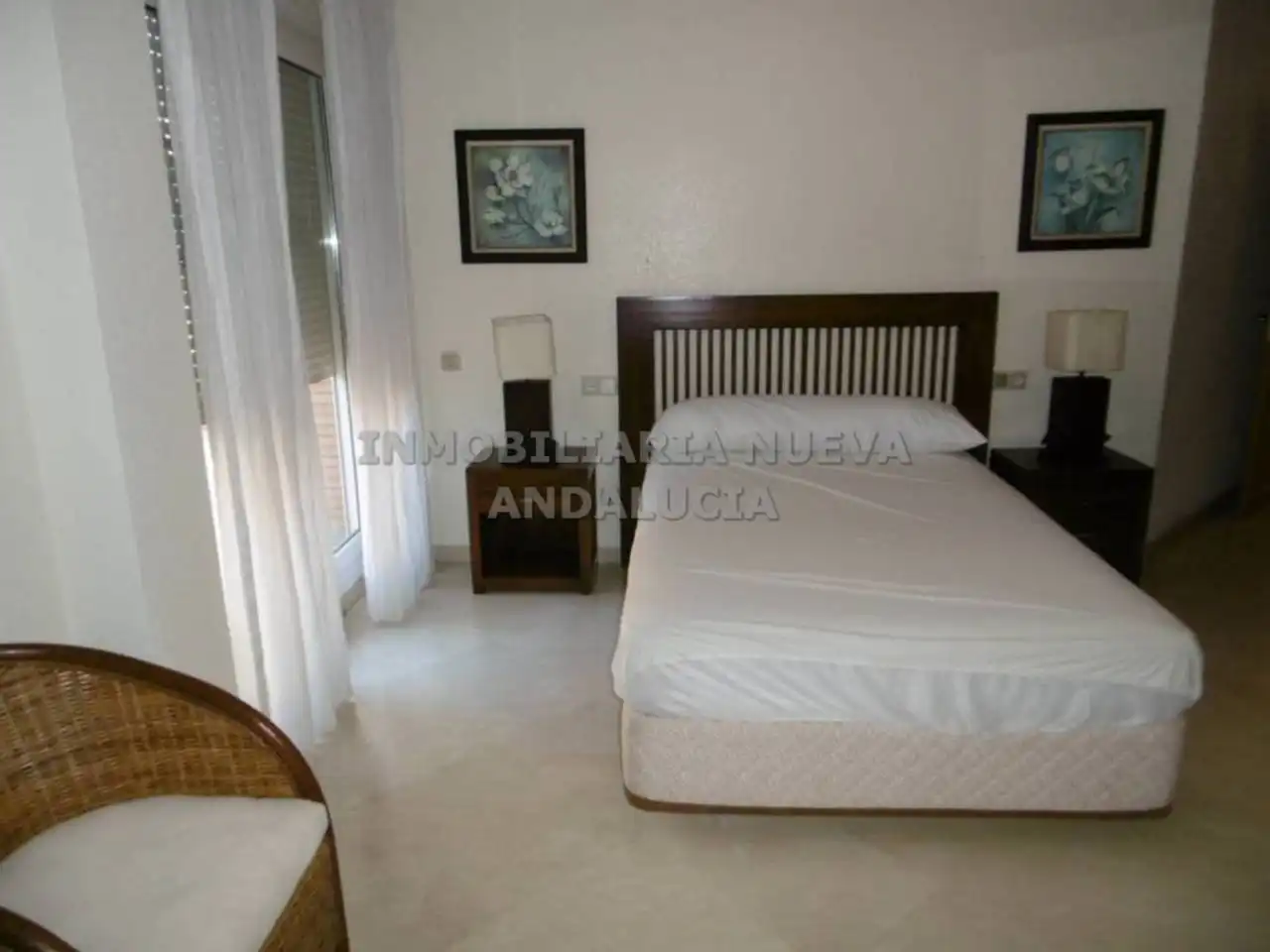 Schlafzimmer von Dachboden zur Miete in Almería mit Heizung, Terrasse und Möbliert