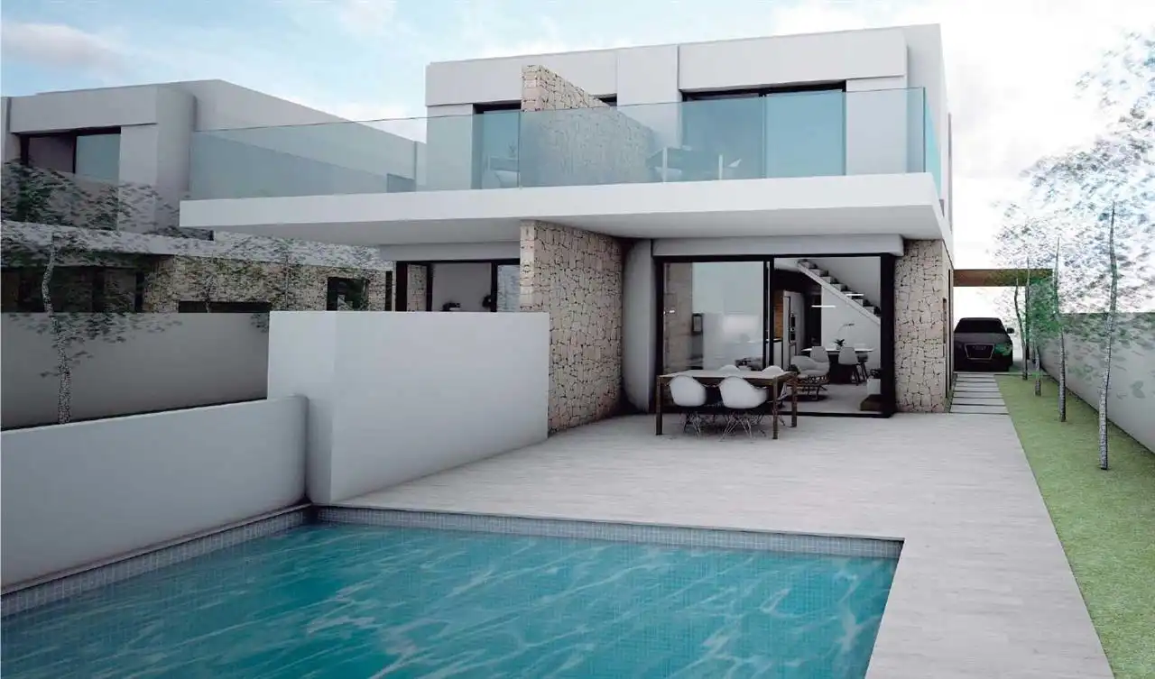 Terraced house with pool for sale in Golf Valle Este, imagen 2