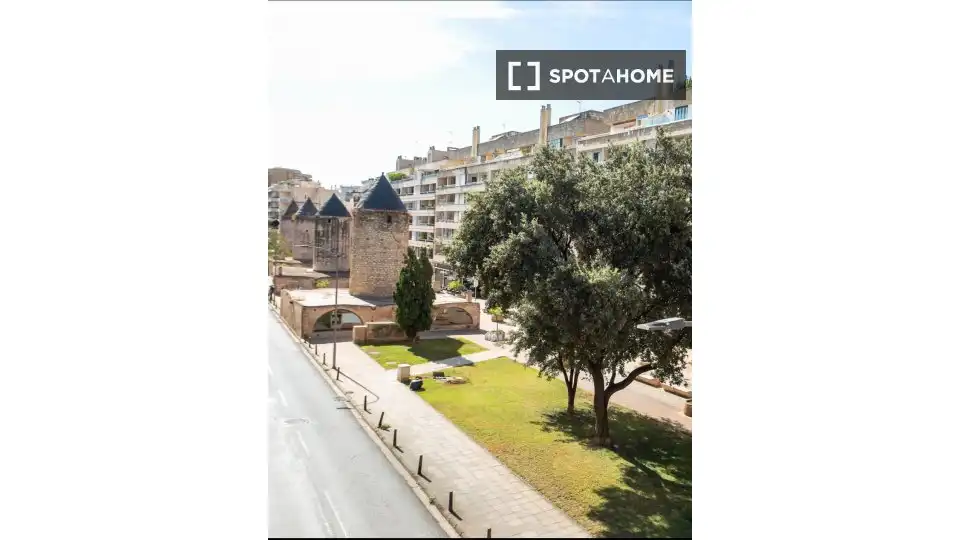Außenansicht von Wohnungen zur untervermieten in  Palma de Mallorca mit Klimaanlage, Terrasse und Möbliert