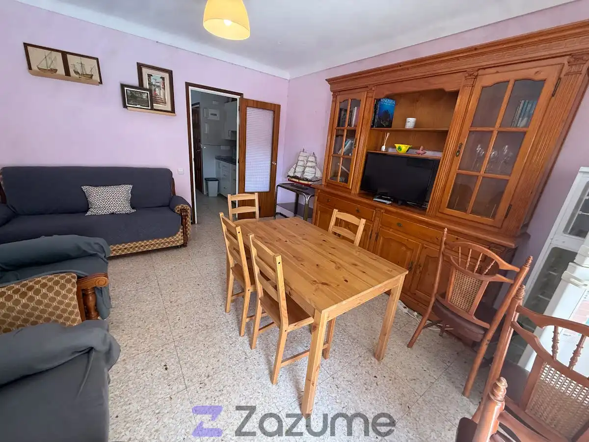Dining room of Flat for rent in Santa Pola  with Terrace, Furnished and Oven