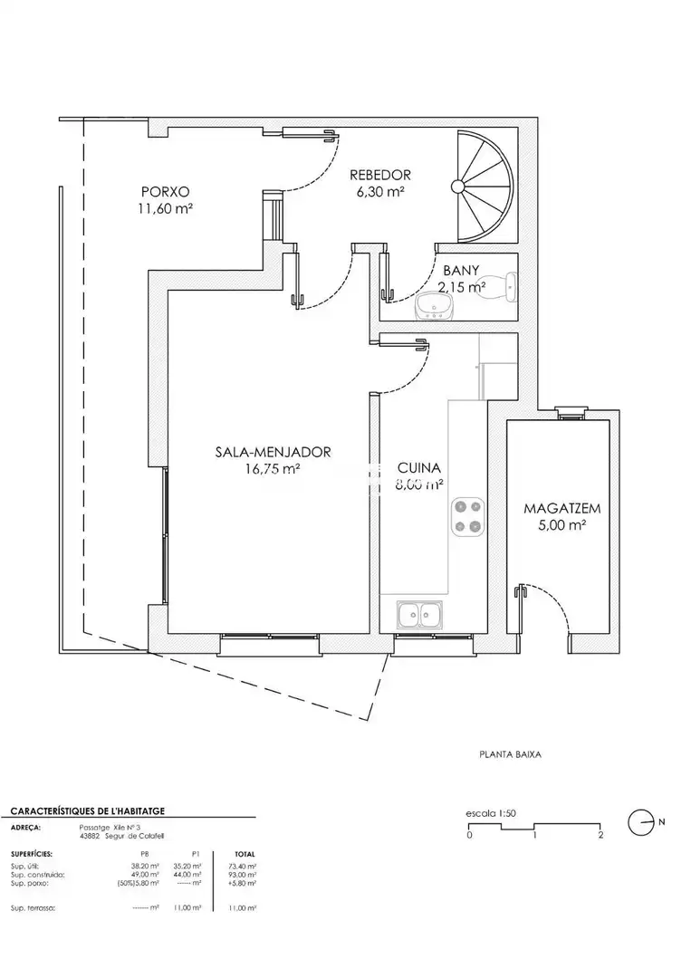 Semi-detached house with garden for sale in Xile, imagen 34