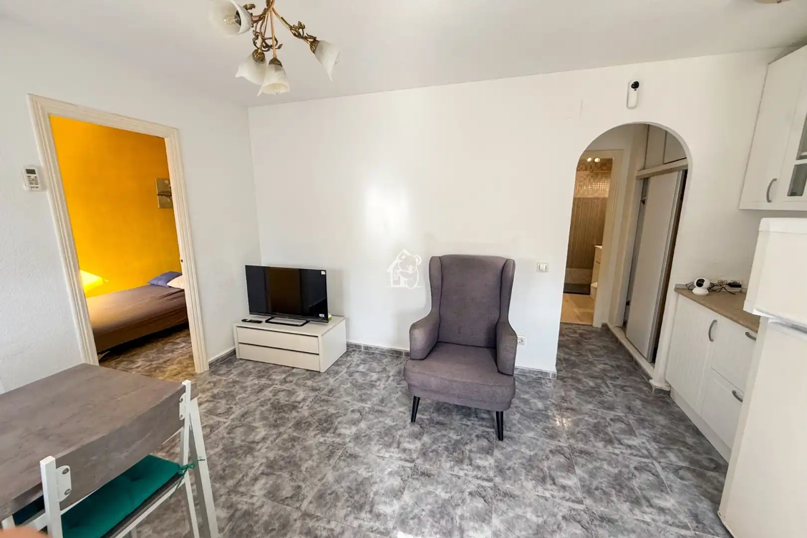 Living room of Flat for rent in Torrevieja  with Terrace, Swimming Pool and Furnished