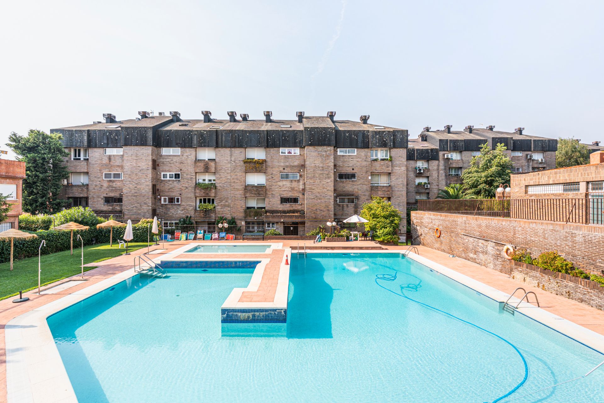 Swimming pool of Duplex for sale in Majadahonda  with Air Conditioner, Heating and Terrace