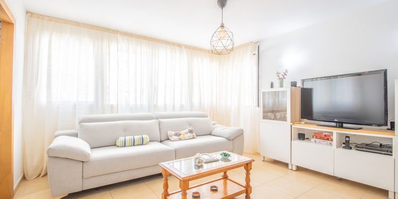 Living room of Flat for sale in  Palma de Mallorca  with Air Conditioner, Terrace and Storage room