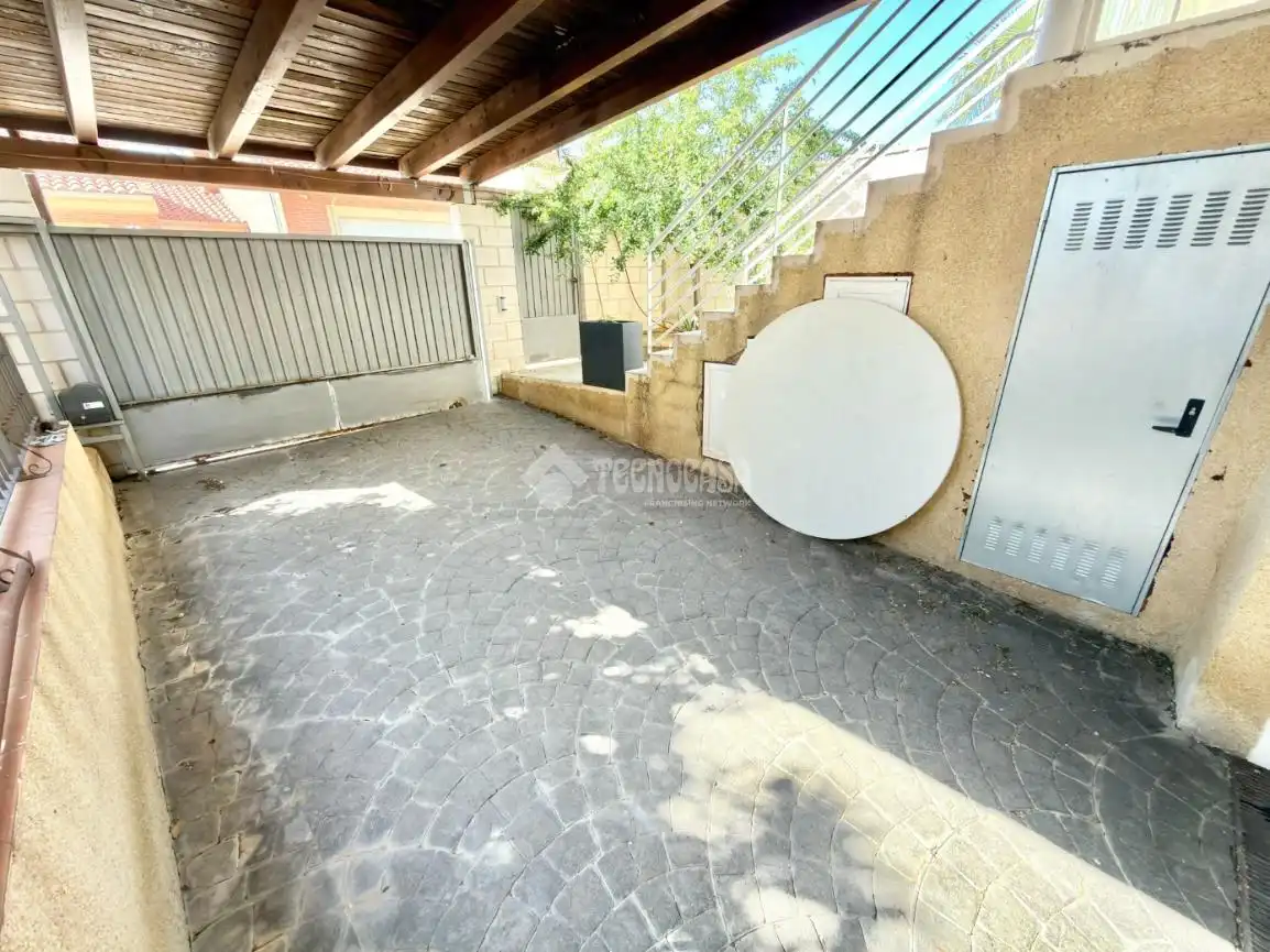 Terraza de Casa adosada en venta en Cabanillas del Campo con Calefacción, Parquet y Trastero