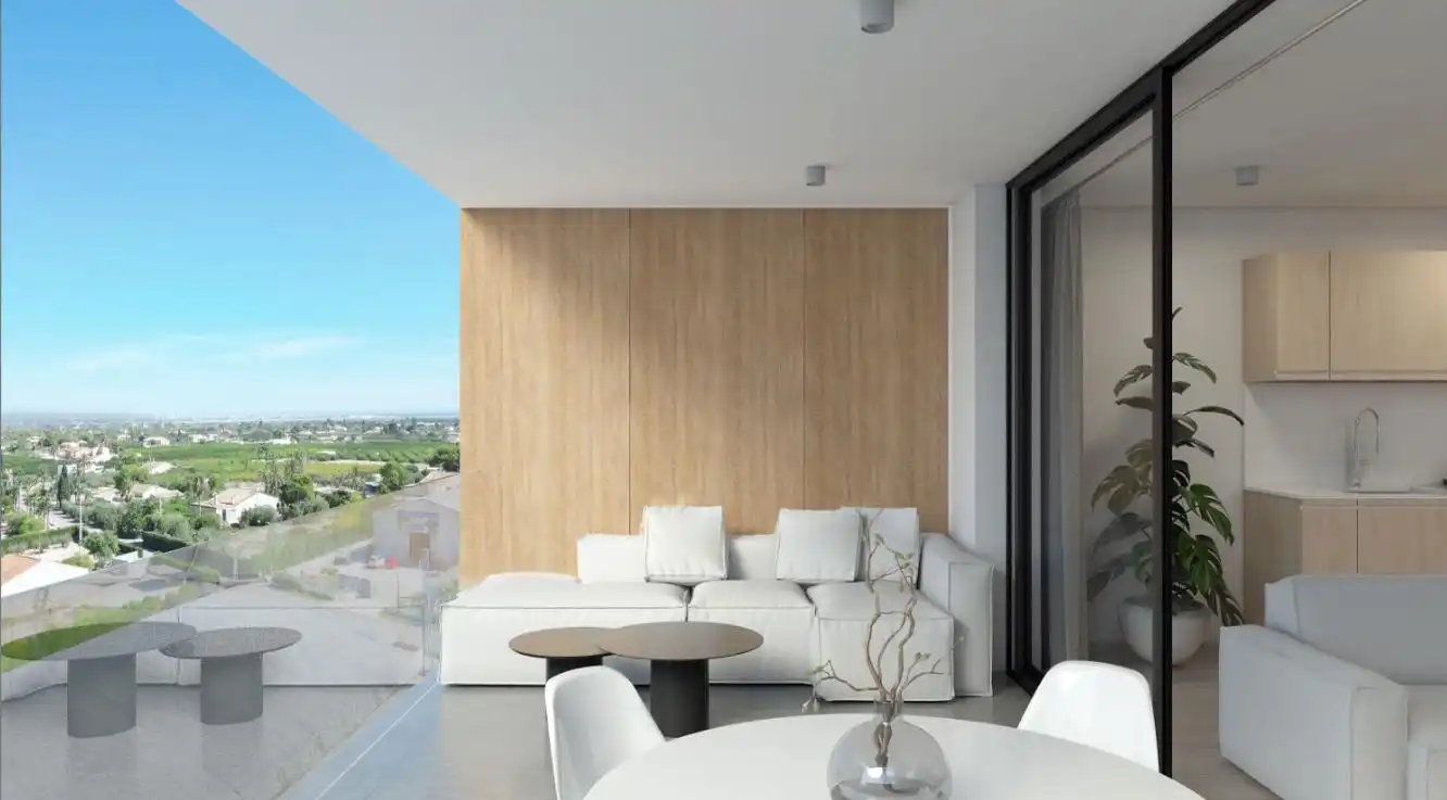 Terraza de Planta baja en venta en Elche / Elx con Parquet, Terraza y Piscina