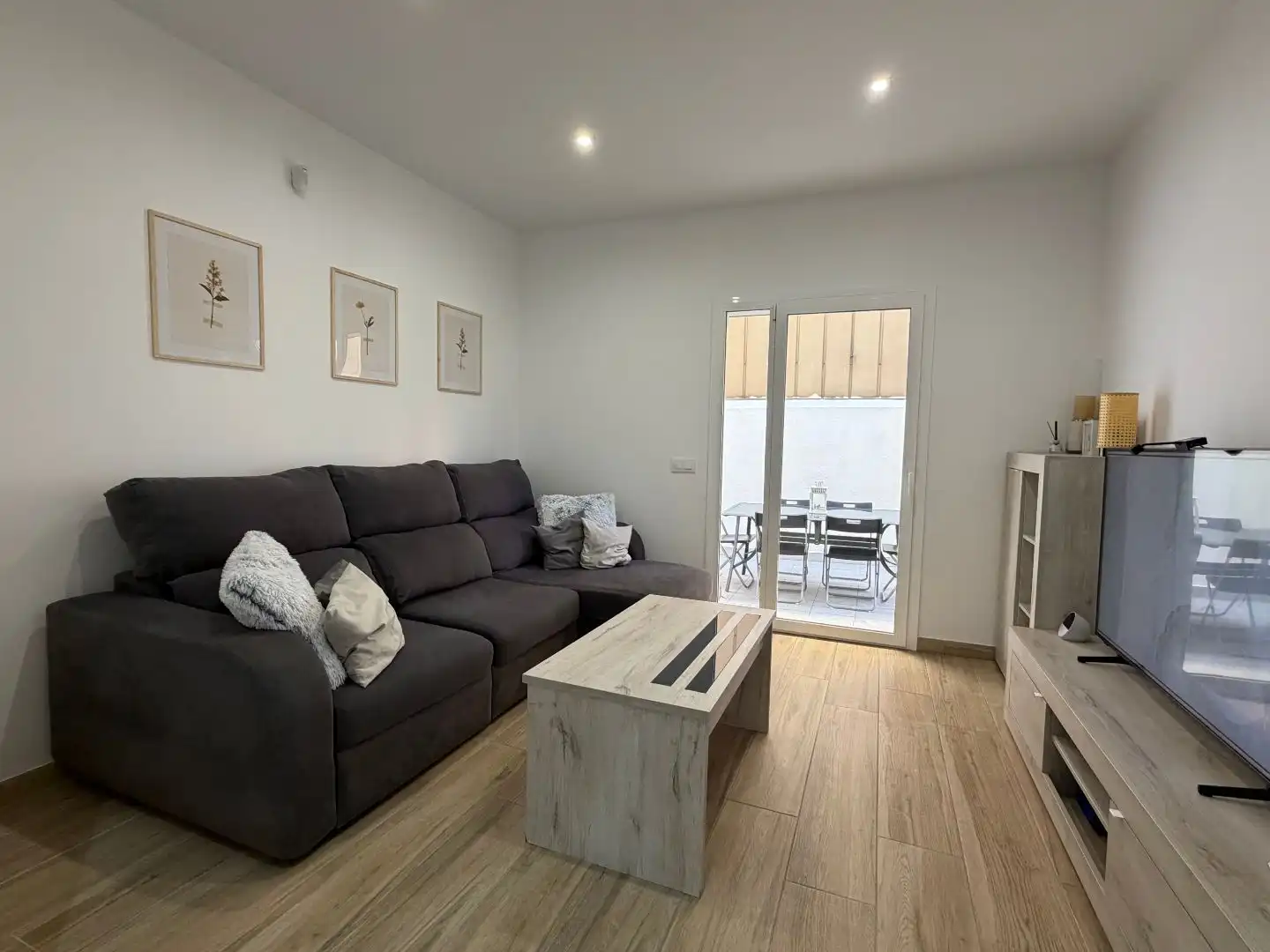 Sala de estar de Piso en venta en El Prat de Llobregat con Aire acondicionado y Terraza