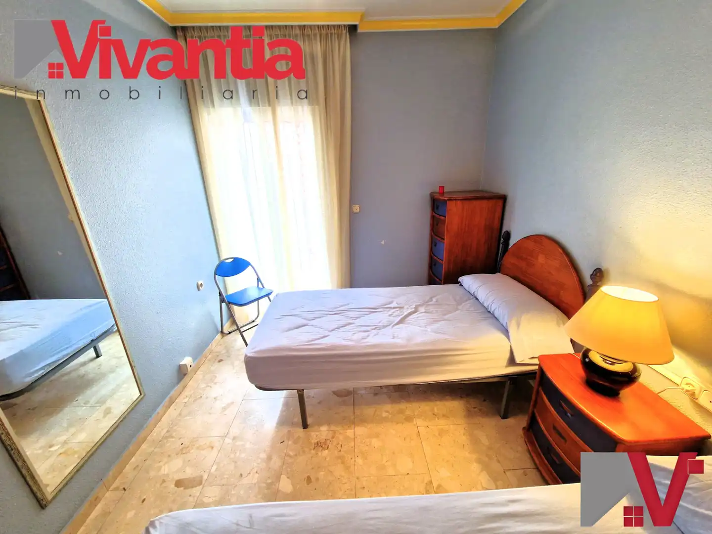Bedroom of Flat for sale in Lorca  with Air Conditioner, Heating and Terrace
