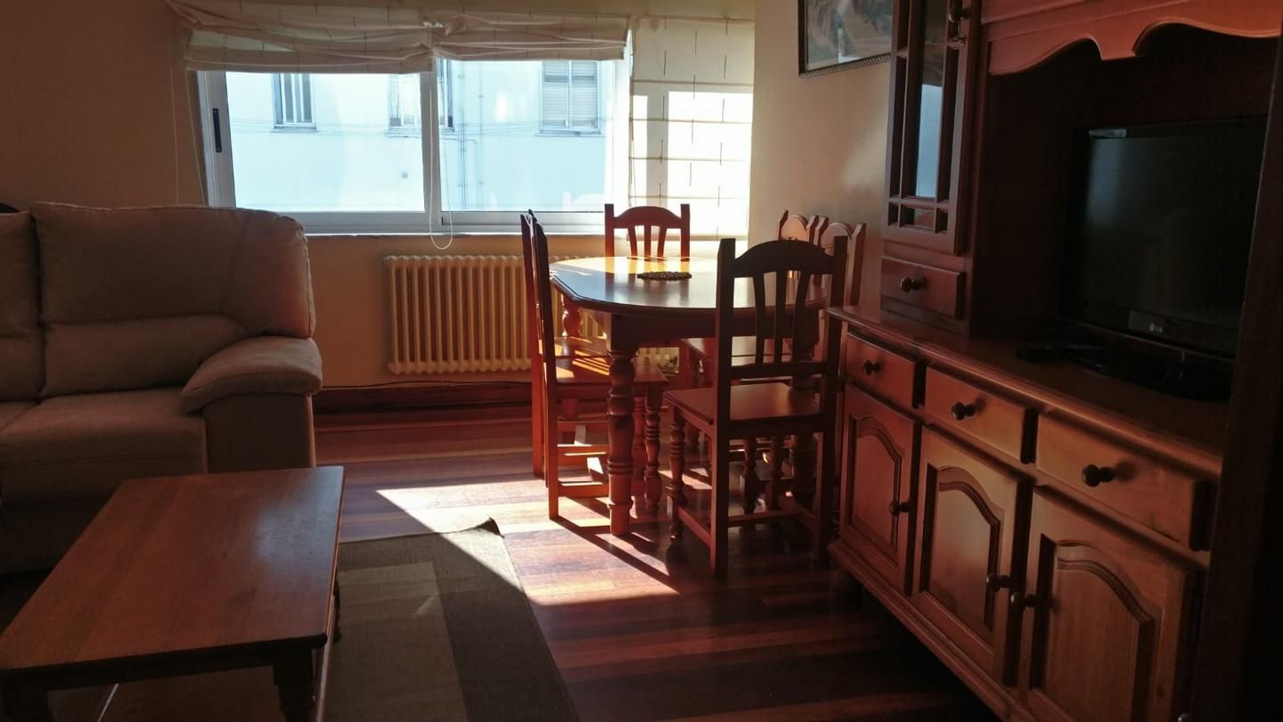 Dining room of Flat to rent in Santiago de Compostela   with Heating and Furnished