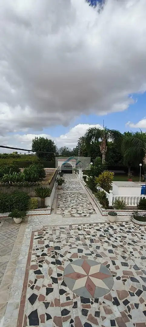 Vista exterior de Casa o xalet en venda en Elche / Elx amb Aire condicionat, Calefacció i Terrassa